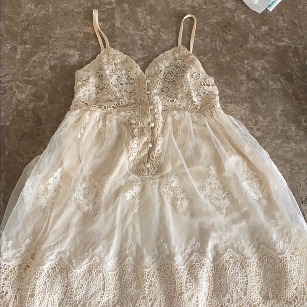 Vici collection crochet sun dress